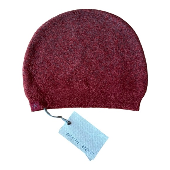 Barefoot Dreams CozyChic Lite Confetti Beanie Crimson Rosewood Winter Hat NEW